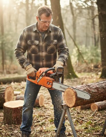 stalak za motornu testeru: Motorna testera HUSQVARNA (NOVO) Nova i veoma kvalitetna HUSQVARNA — 1