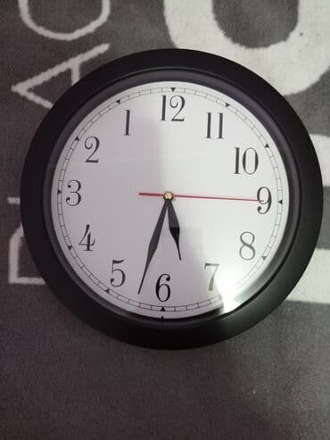 Daske za peglanje: Zidni sat, bоја - Crna, Novo — 1