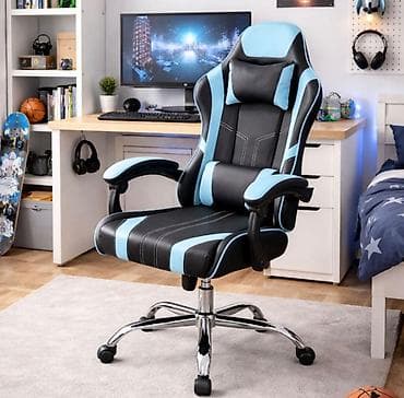 Gaming / radna stolica – Crno plava Šifra proizvoda: 1 Ergonomska