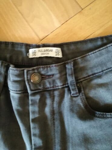 muške pidžame c a: Pull&Bear sive farmerke, sa elastinom. Dubok model. Dužina 92 — 4