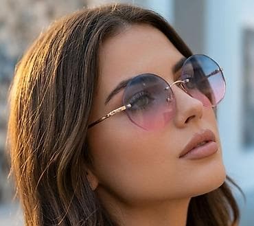 samsonite koferi cena: Okrugle ženske sunčane naočare sa gradijentnim staklima - Dizajn — 1