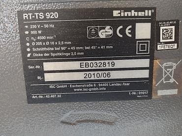 Merni alati i instrumenti: Cirkular EINHELL 900 W - Cirkular donešen iz Nemačke model einhell — 6