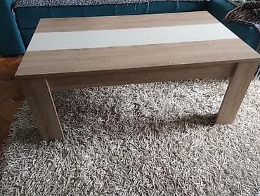 ikea polovne stvari: Klub sto – moderan dizajn - Materijal: oplemenjena iverica — 3