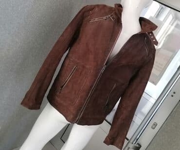 replay majice sa kragnom: Leather jacket Genuine leather, L (EU 52), color - Brown — 1
