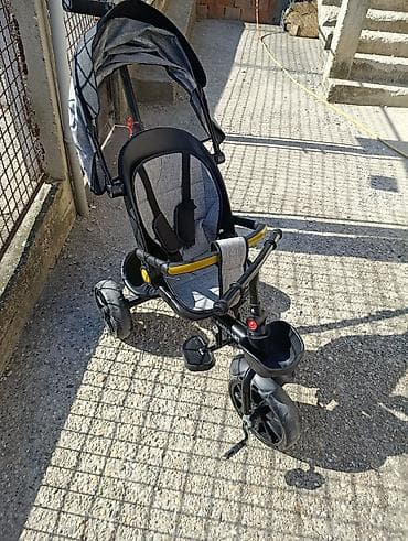 obim glave kod dece: Dečji tricikl/kombinovana guralica sa tendom – FABI BABY Dete nije — 3