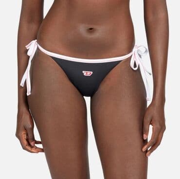 jednodelni kupaci sa karnerima: M, Jednobojni, bоја - Crna — 5