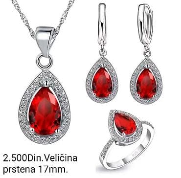 van cleef ogrlica cena: Elegantni posrebreni setovi nakita u tri boje – ogrlica, minđuše i — 2