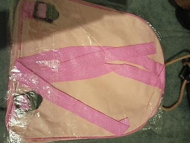 torbice za devojcice: Set torbi – 3 komada 1) Dečji ranac sa likom Minnie - Prednja strana — 3