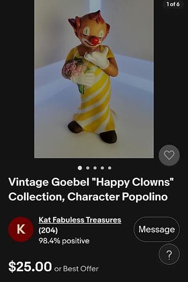 porcelanske figure prodaja: Goebel nova figura Bopov porcelanska iz 90ih.godina. Nemacka figura — 2