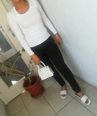 srebrna torbica sa cirkonima: Color - White — 5