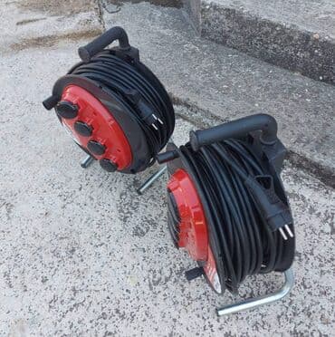 motalice za struju bez kabla: Profi motalice 3x2.5 Gumirani kabal 50 metara Germany Cena 8000 — 5