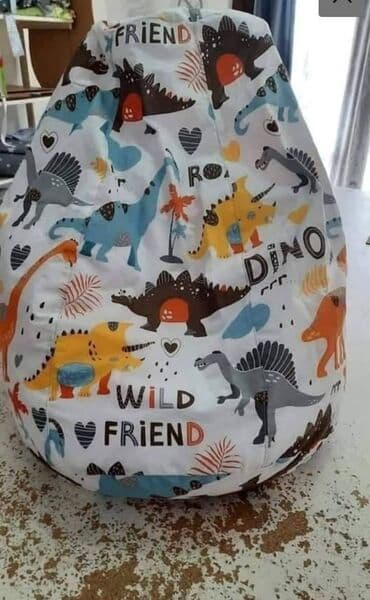 Dressers: Dečje lazy bag fotelje – mekane jastuk-fotelje sa šarenim dečjim — 4