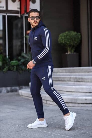muške zimske jakne c a: Adidas muška trenerka komplet mokra likra Novo Mokra likra Veličine m — 8