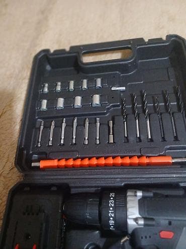 set za varenje bakarnih cevi: Akumulatorska bušilica/odvrtač u koferu – komplet set pribora - Tip — 2