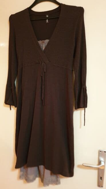 haljine ivet rs: Intimissimi S (EU 36), color - Brown, Cocktail, Long sleeves — 1