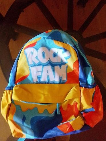 mon torbe: Ranac “ROCK FAM” – šareni, lagan i praktičan - Dizajn: žive boje — 1