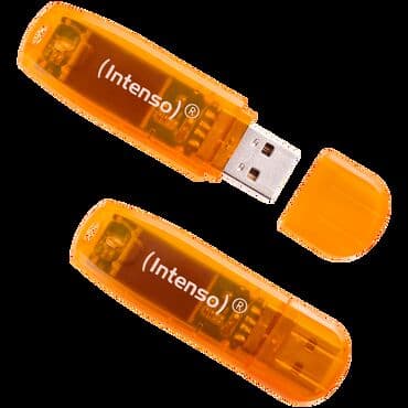 medion ssd: USB Flash drive 64GB Rainbow Line, narandžasta boja, materijal — 2