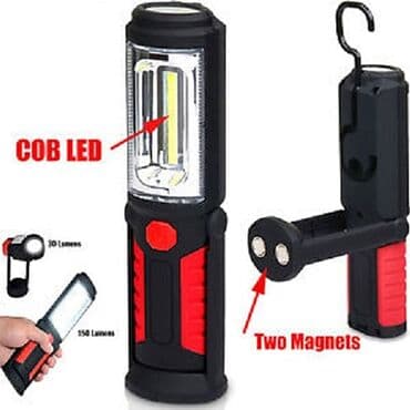 rolsue za decu: Punjiva led radna lampa sa magnetom Magnet na dnu lampe i maglet na — 3
