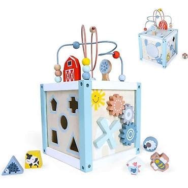 Other: DRVENA AKTIVITI/EDUKATIVNA KOCKa 5u1 – ECO TOYS Šifra proizvoda — 1