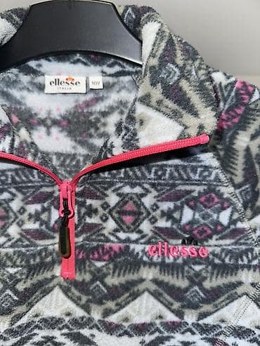 prsluk za devojcice hm: Dva ski duksa vel.10 1) Ellesse flis dukser/majica na rajsferšlus — 3