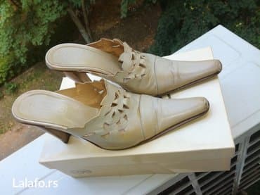 bež čizme od brušene kože: Fashion slippers, 37 — 1