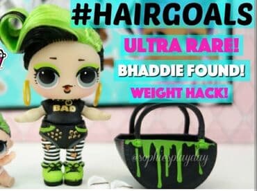 bamblbi igracka: LOL SUPRISE hairgoals, lutka igracka sa kosom. Ultra rare - veoma — 7