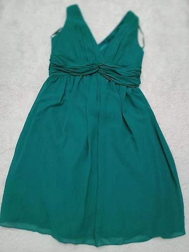 Zelena elegantna haljina SA.HARA Edition, veličina 40. - Kroj: midi