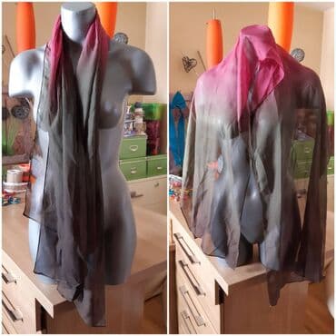 Men's Clothing: Šal od lagane, providne tkanine sa ombre prelazom boja od intenzivno — 1