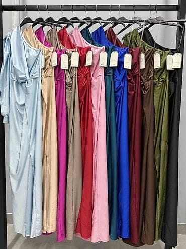 wish haljine: ✅Elegantna jednoramena midi/duga haljina sa čvor-naborima ✅2700 din S — 9