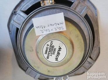 Audio: -basovi 10 inca; 130w; 8 oma ispravni, vesanja za zamenu=70e/par — 2