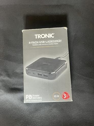 ventilatori na voda: TRONIC 4-portno USB punjačko postrojenje, 65 W, Power Delivery - — 1