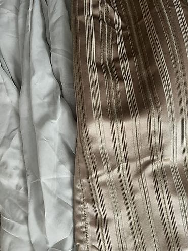 pinterest zavese za dnevnu sobu: Zavese sa prugama – komplet sa povezima. Duzina 2500 - Materijal — 3