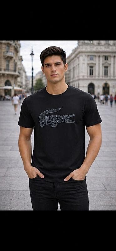 Men's T-shirt Lacoste, bоја - Šareno