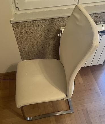 super plavi sto posto cena: Set 6 trpezarijskih stolica. Moderan tapacirani sto-krst stolica – — 3