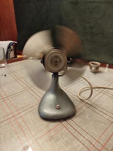 sto za pc: Stari retro stoni ventilator - vintage. Ne znam da li je kompletan — 6