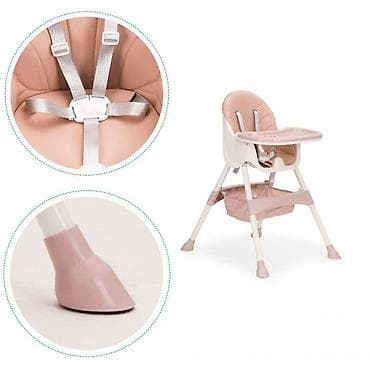 decije stolice plasticne: STOLICA ZA HRANJENJE 2U1 ECOTOYS PINK/WHITE – HC-823 PINK-250 Opis: - — 2