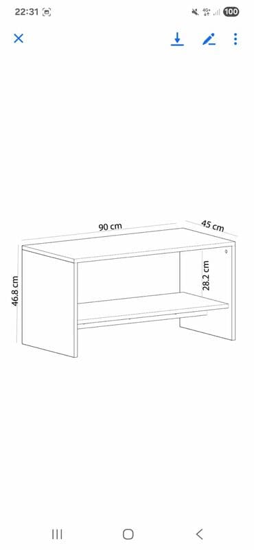 polovan namestaj za kafice: Apollon - White, Sapphire Oak White Sapphire Oak Coffee Table 100% — 14