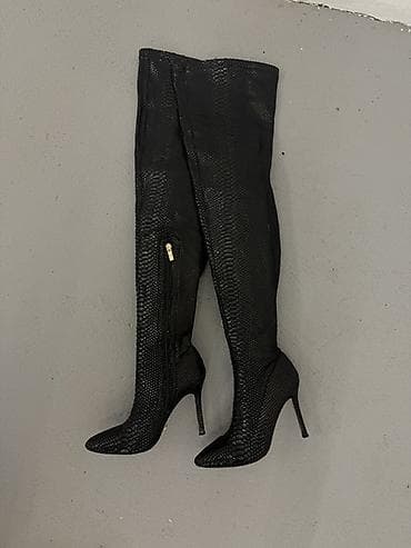 Donji delovi trenerke: Čizme, 37, bоја - Crna — 2