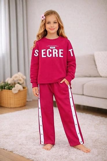 deda mraz i baba mrazica: Dečiji komplet trenerke “LITTLE SECRET” - Dvodellni set: dukserica i — 3