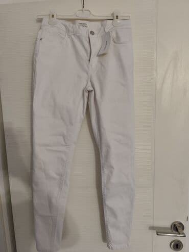 push up helanke new yorker: Bele Terranova farmerke, slim fit kroja. Izrađene su od prijatnog — 1