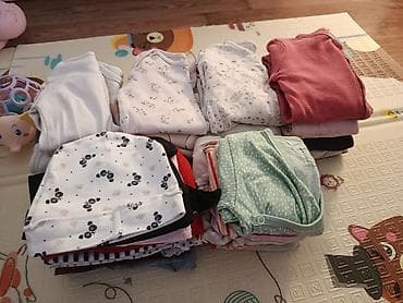 farmerice za bebe devojčice: Cena za ceo paket 800 dinara Paket devojčica 62-68 Helankica 6 komada — 4