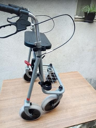 clobevent s: Nemacka hodalica-setalica, rolator sa 4 tocka, u veoma ocuvanom — 7