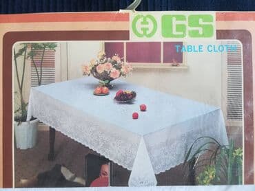 dimenzije kamina za ražanj: Tablecloths, New, color - White — 1