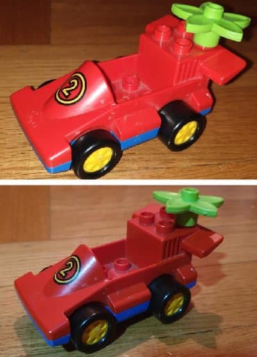 jagodica bobica igracka: Lego duplo automobilcic auto igracka formula original. Cvet gratis — 1