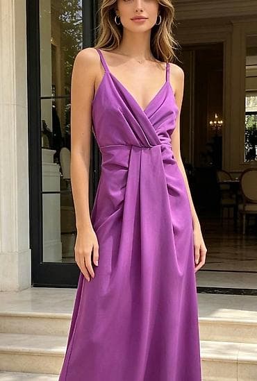 marc jacobs torbe cena: Elegantna maxi haljina sa naramenicama – više boja - Kroj: duga maxi — 5