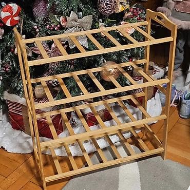 Drveni cipelarnik(bambus) Cena: 2700 dinara Drvena polica za obuću