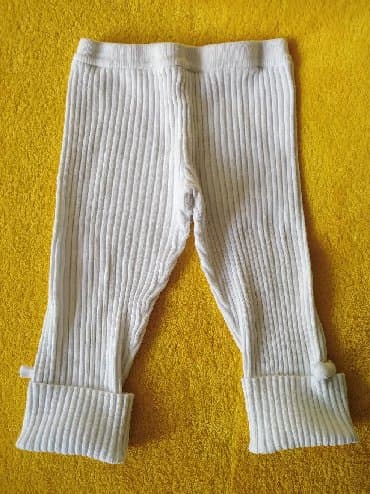 laptop igracka za devojcice: Flared trousers, 80, color - White — 3