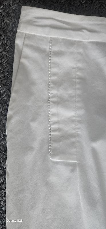 zenski satovi cacak: Nove P.S. bele pantalone 34,imaju elastina, prelepe — 3
