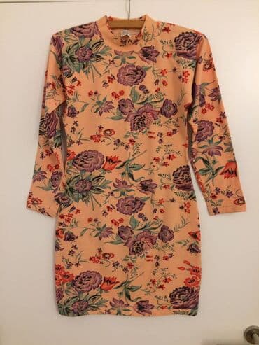 lidl haljine 2024: Color - Orange, Long sleeves — 2