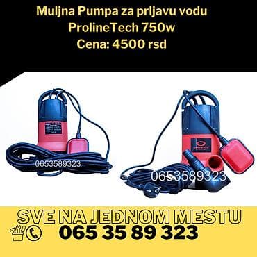 Muljna Pumpa Proline 750w Garancija Snaga: 750w Napon: 220-230V